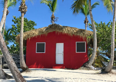 Colorful beach house