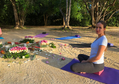 Outdoor Yoga at Minitas Beach