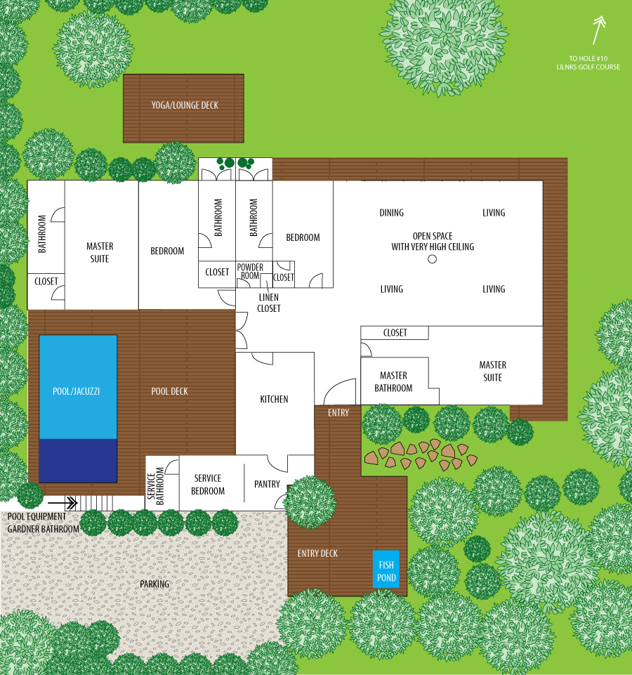 Villa La Bonita Floor Plan