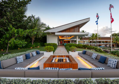 Casa Farallon fire pit area