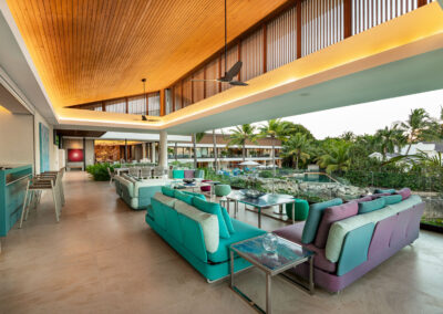 Casa Farallon outdoor relaxation area